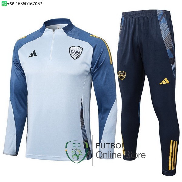 Conjunto Completo Sudadera Entrenamiento Boca Juniors 24/2025 Gris