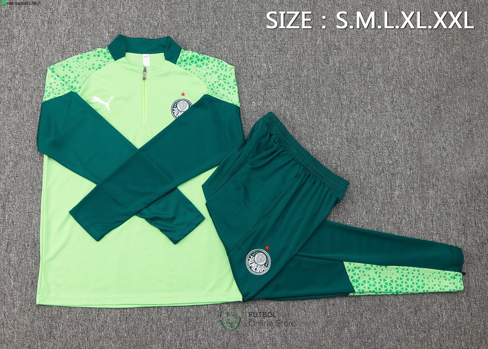 Conjunto Completo Sudadera Entrenamiento Internacional 25/2026 I Verde