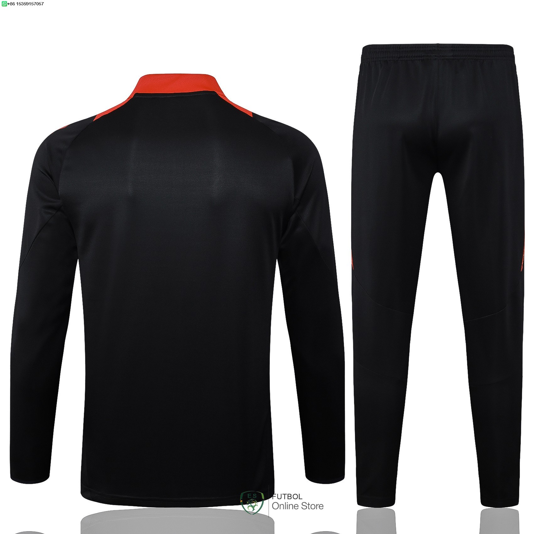 Conjunto Completo Sudadera Entrenamiento Internacional 25/2026 Negro