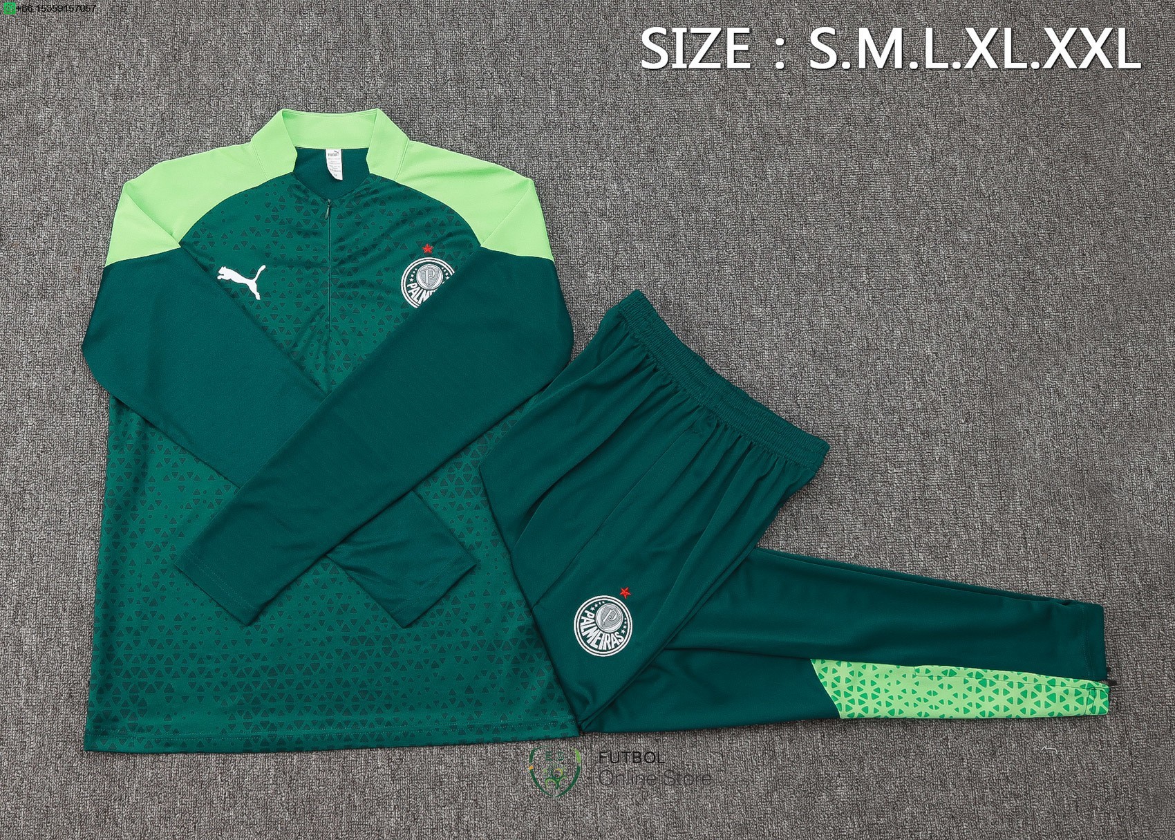 Conjunto Completo Sudadera Entrenamiento Internacional 25/2026 Verde