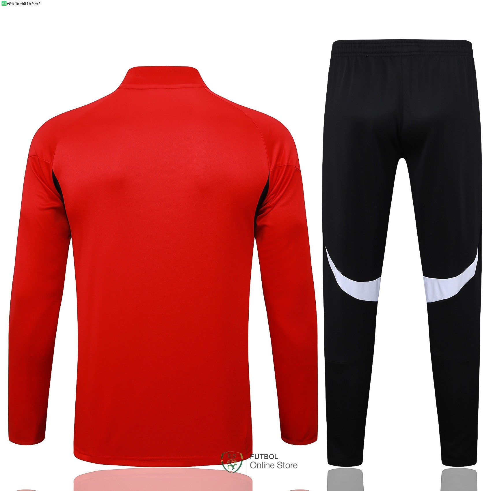 Conjunto Completo Sudadera Entrenamiento Liverpool 25/2026 Rojo Blanco Negro