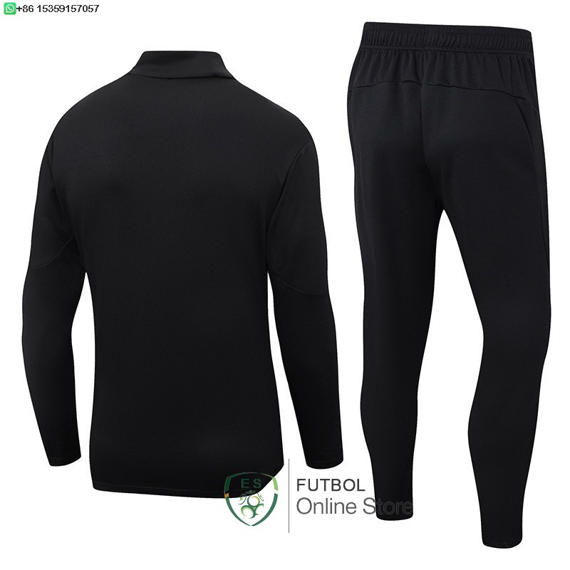 Conjunto Completo Sudadera Entrenamiento Manchester City 25/2026 Negro