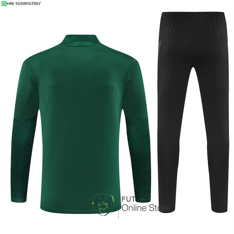 Conjunto Completo Sudadera Entrenamiento Ninos AC Milan 25/2026 Verde Negro