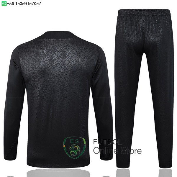 Conjunto Completo Sudadera Entrenamiento Ninos Barcelona 25/2026 Negro I Purpura