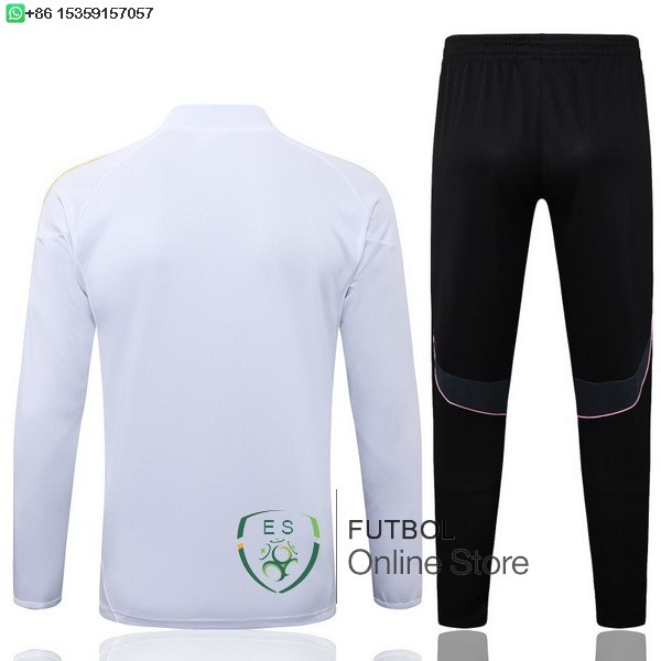 Conjunto Completo Sudadera Entrenamiento Ninos Juventus 25/2026 Blanco Rosa Negro