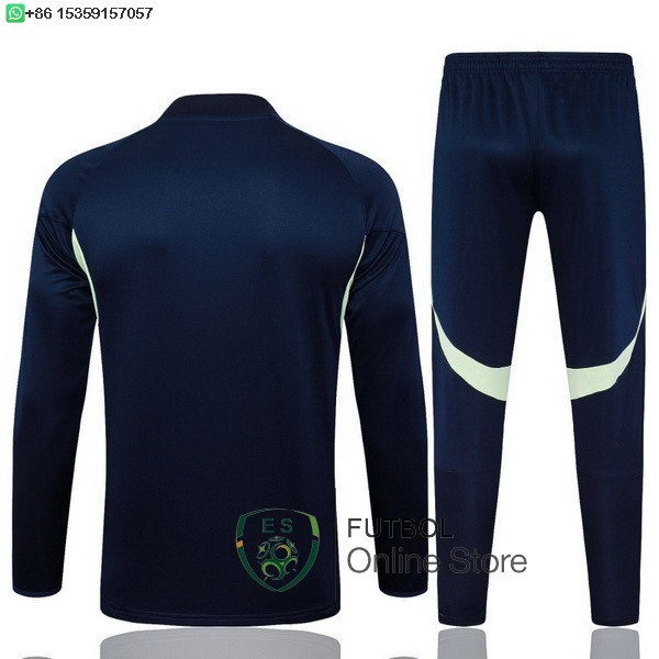 Conjunto Completo Sudadera Entrenamiento Ninos Real Madrid 25/2026 Azul Marino