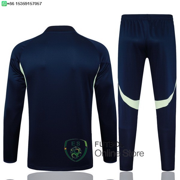 Conjunto Completo Sudadera Entrenamiento Real Madrid 25/2026 Azul Marino