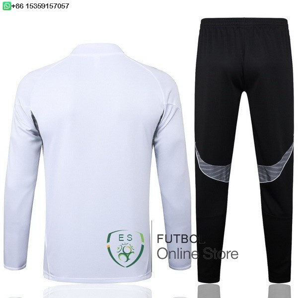Conjunto Completo Sudadera Entrenamiento Real Madrid 25/2026 Blanco I Negro