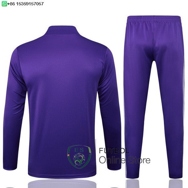 Conjunto Completo Sudadera Entrenamiento Real Madrid 25/2026 Purpura