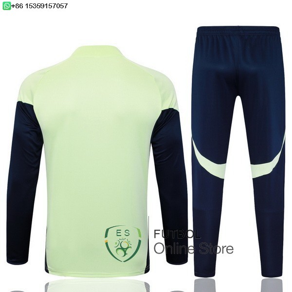 Conjunto Completo Sudadera Entrenamiento Real Madrid 25/2026 Verde Claro