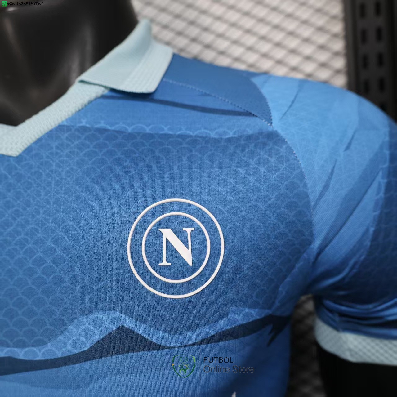 Cuarta Camiseta Napoli 24/2025 Especial Jugadores Azul