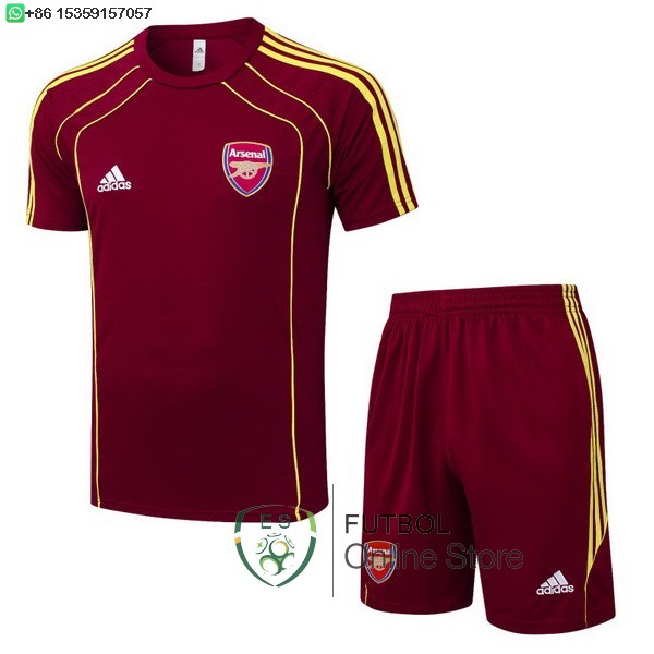 Entrenamiento Conjunto Completo Arsenal 25/2026 Borgona Amarillo