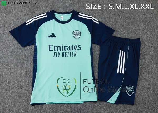 Entrenamiento Conjunto Completo Arsenal 25/2026 Verde Azul Marino