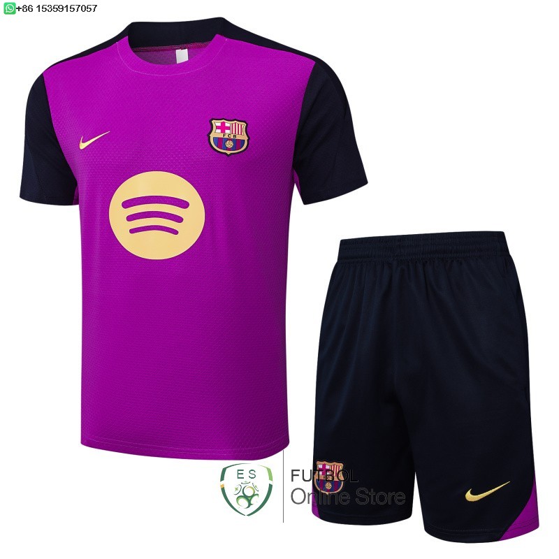 Entrenamiento Conjunto Completo Barcelona 25/2026 Purpura Azul