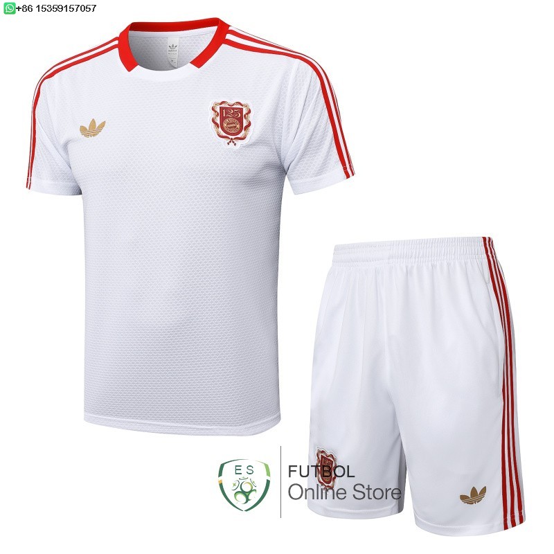 Entrenamiento Conjunto Completo Bayern Munich 25/2026 Blanco Rojo