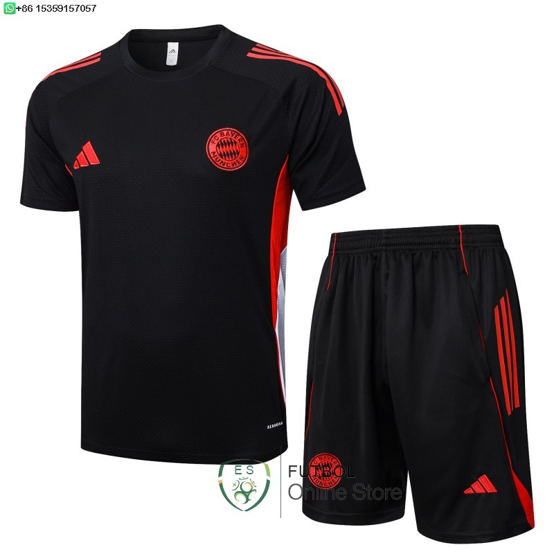 Entrenamiento Conjunto Completo Bayern Munich 25/2026 Negro Rojo
