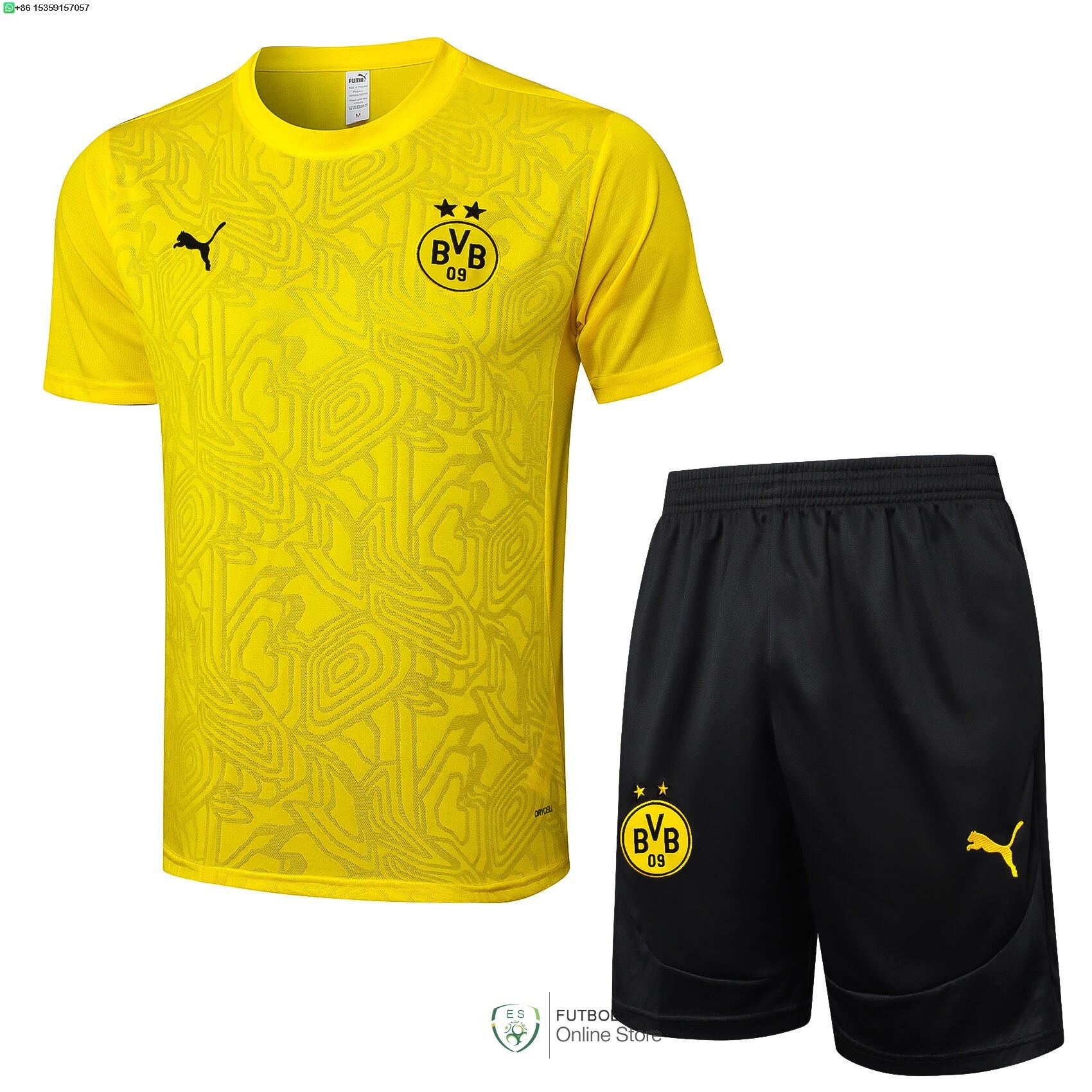 Entrenamiento Conjunto Completo Borussia Dortmund 24/2025 Amarillo I Negro