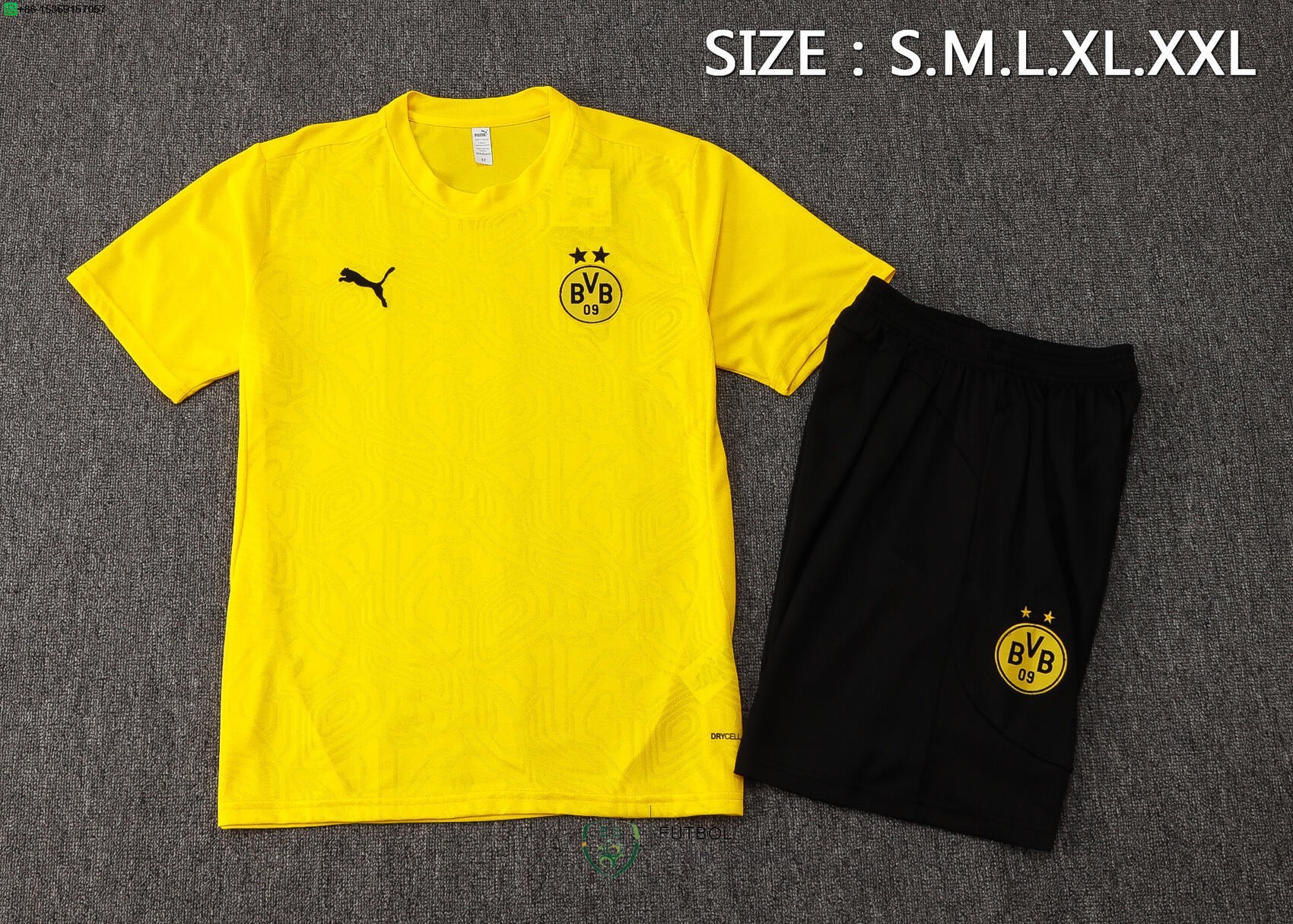 Entrenamiento Conjunto Completo Borussia Dortmund 24/2025 Amarillo I Negro