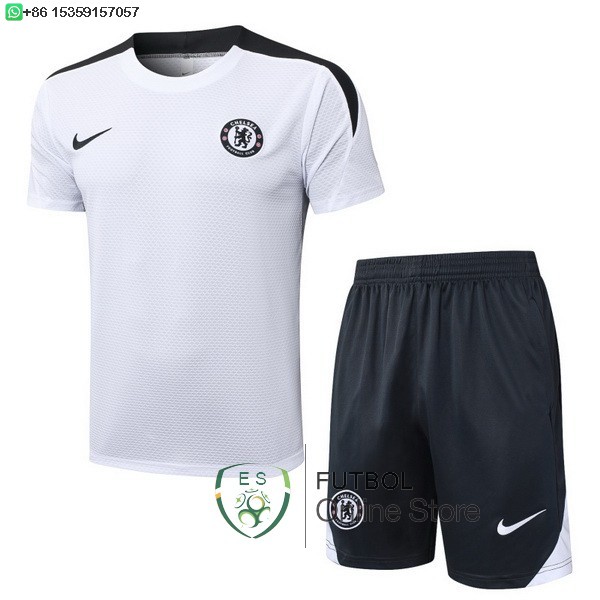 Entrenamiento Conjunto Completo Chelsea 25/2026 Blanco Negro