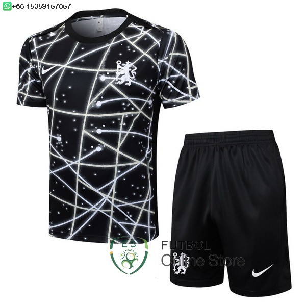 Entrenamiento Conjunto Completo Chelsea 25/2026 Negro Blanco