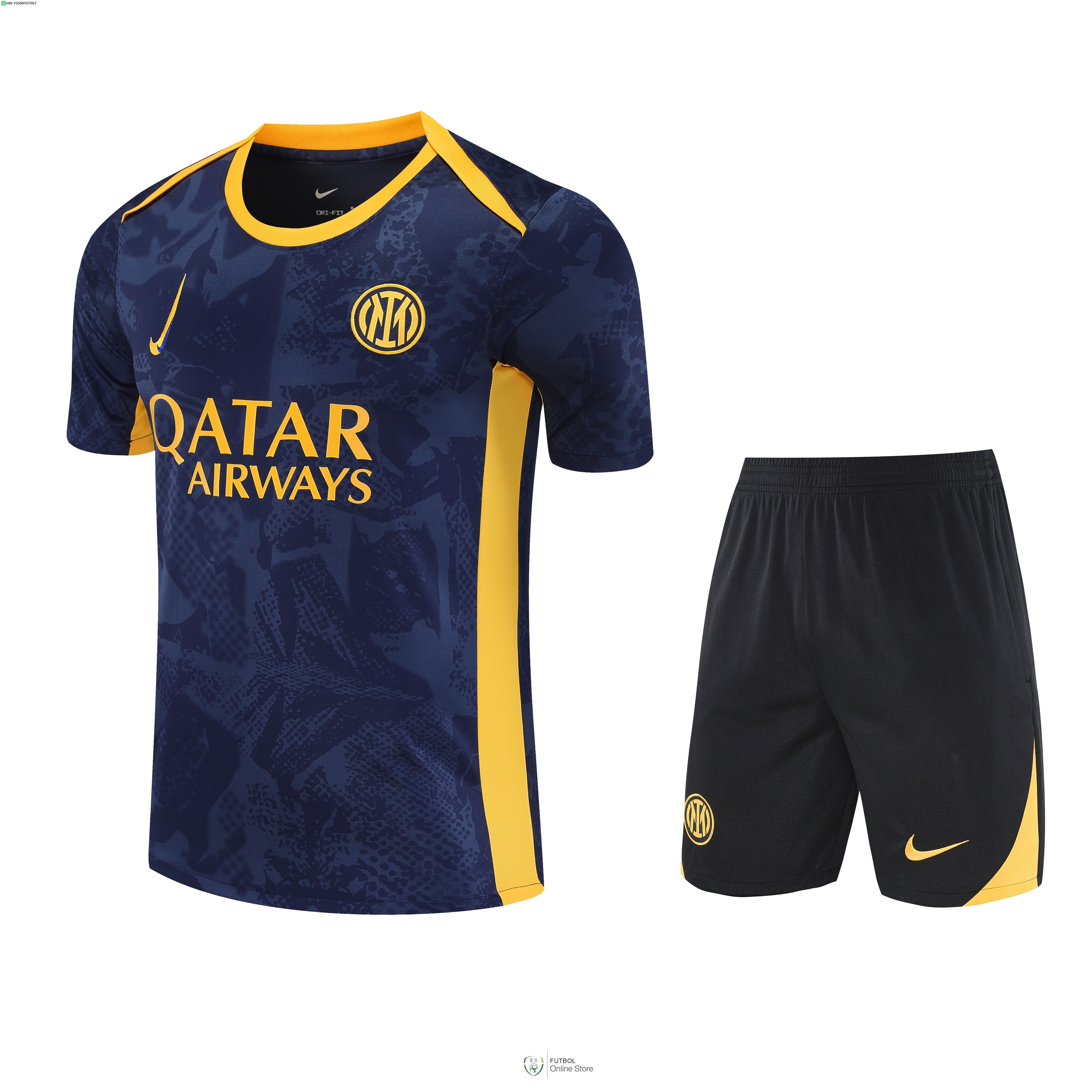Entrenamiento Conjunto Completo Inter Milan 25/2026 Azul Amarillo