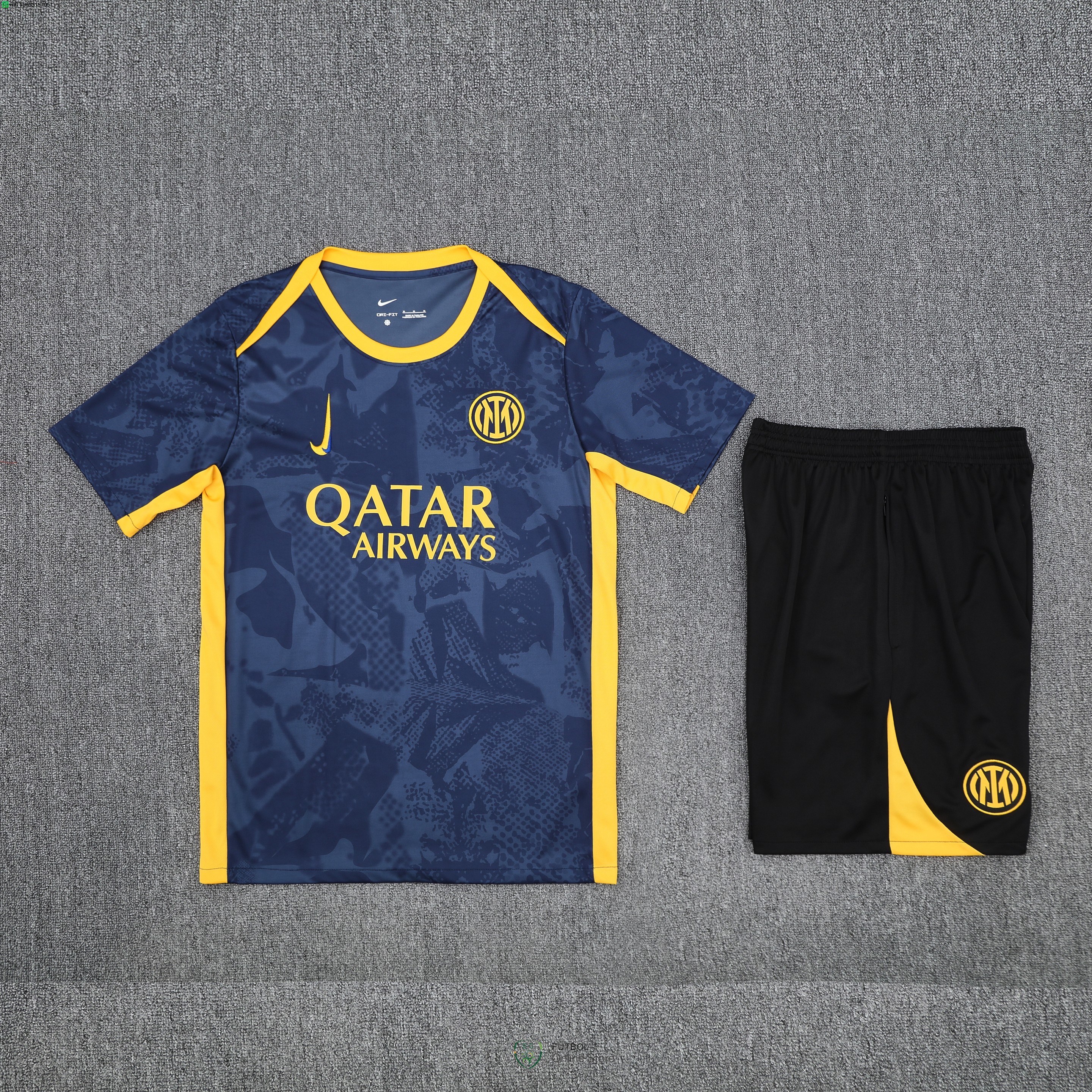 Entrenamiento Conjunto Completo Inter Milan 25/2026 Azul Amarillo
