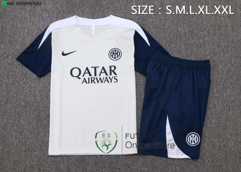 Entrenamiento Conjunto Completo Inter Milan 25/2026 Blanco I Azul