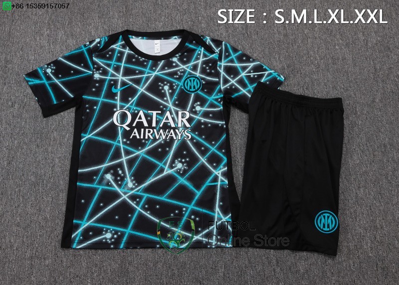 Entrenamiento Conjunto Completo Inter Milan 25/2026 Verde I Negro