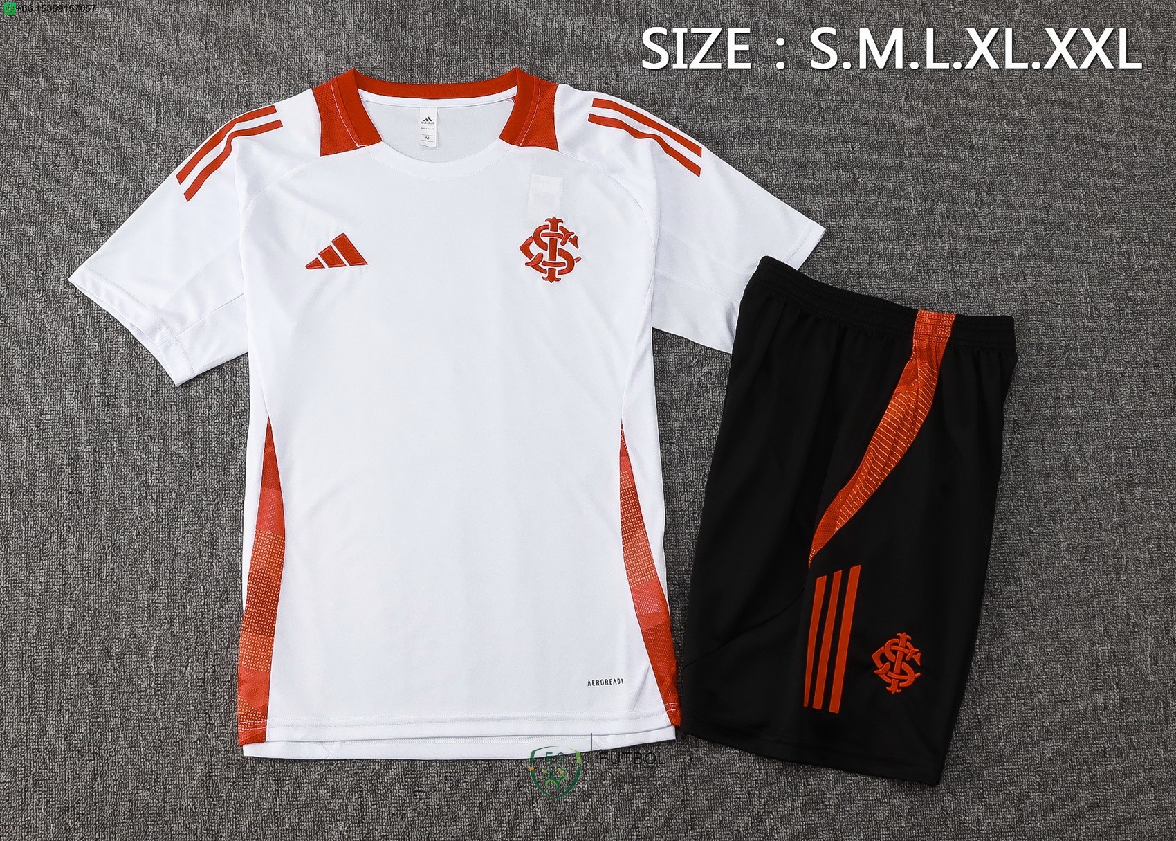 Entrenamiento Conjunto Completo Internacional 25/2026 Blanco Negro