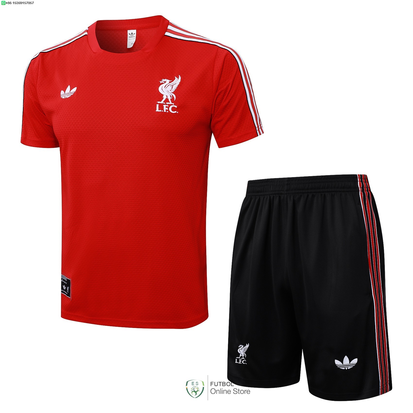 Entrenamiento Conjunto Completo Liverpool 25/2026 Rojo Negro