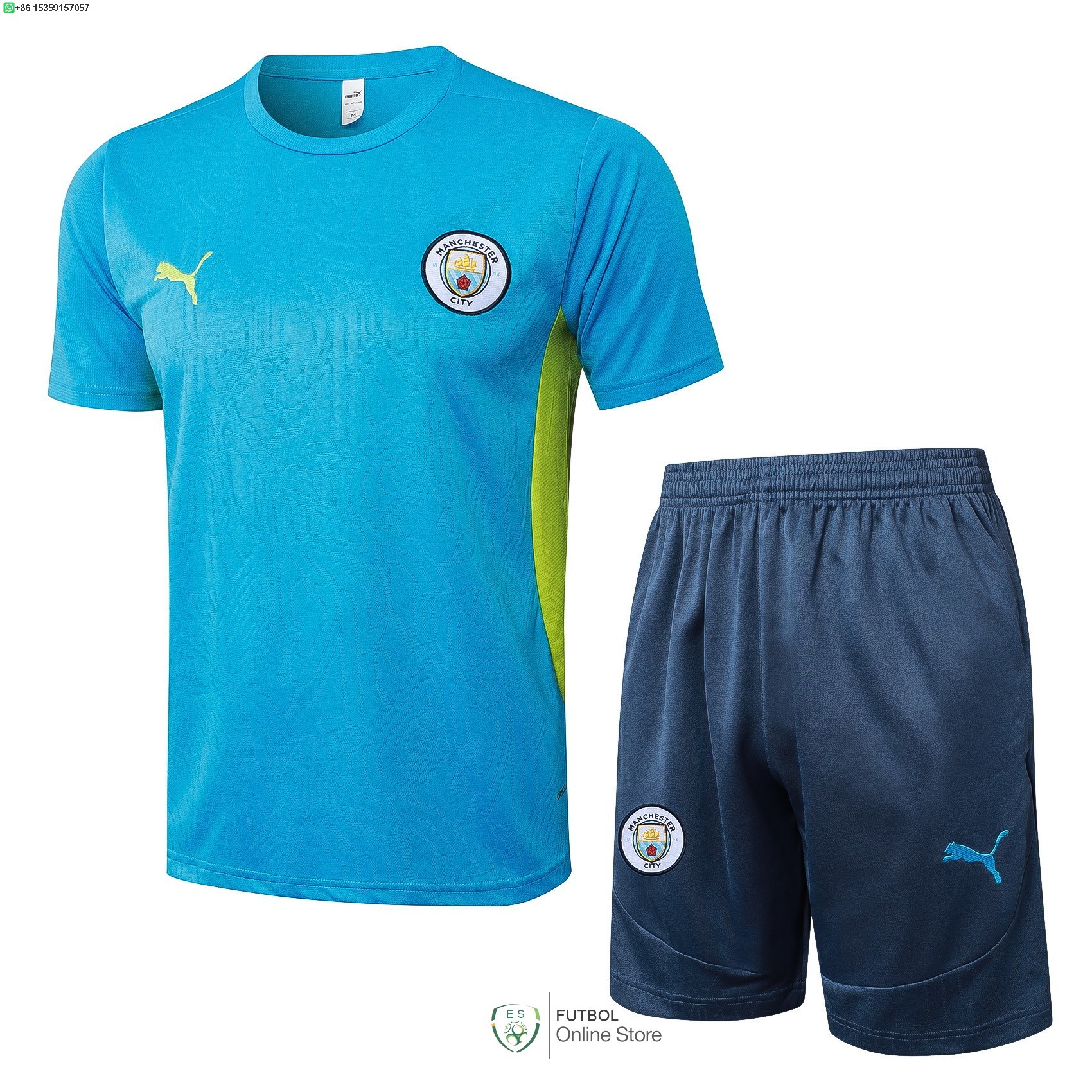Entrenamiento Conjunto Completo Manchester City 24/2025 Azul