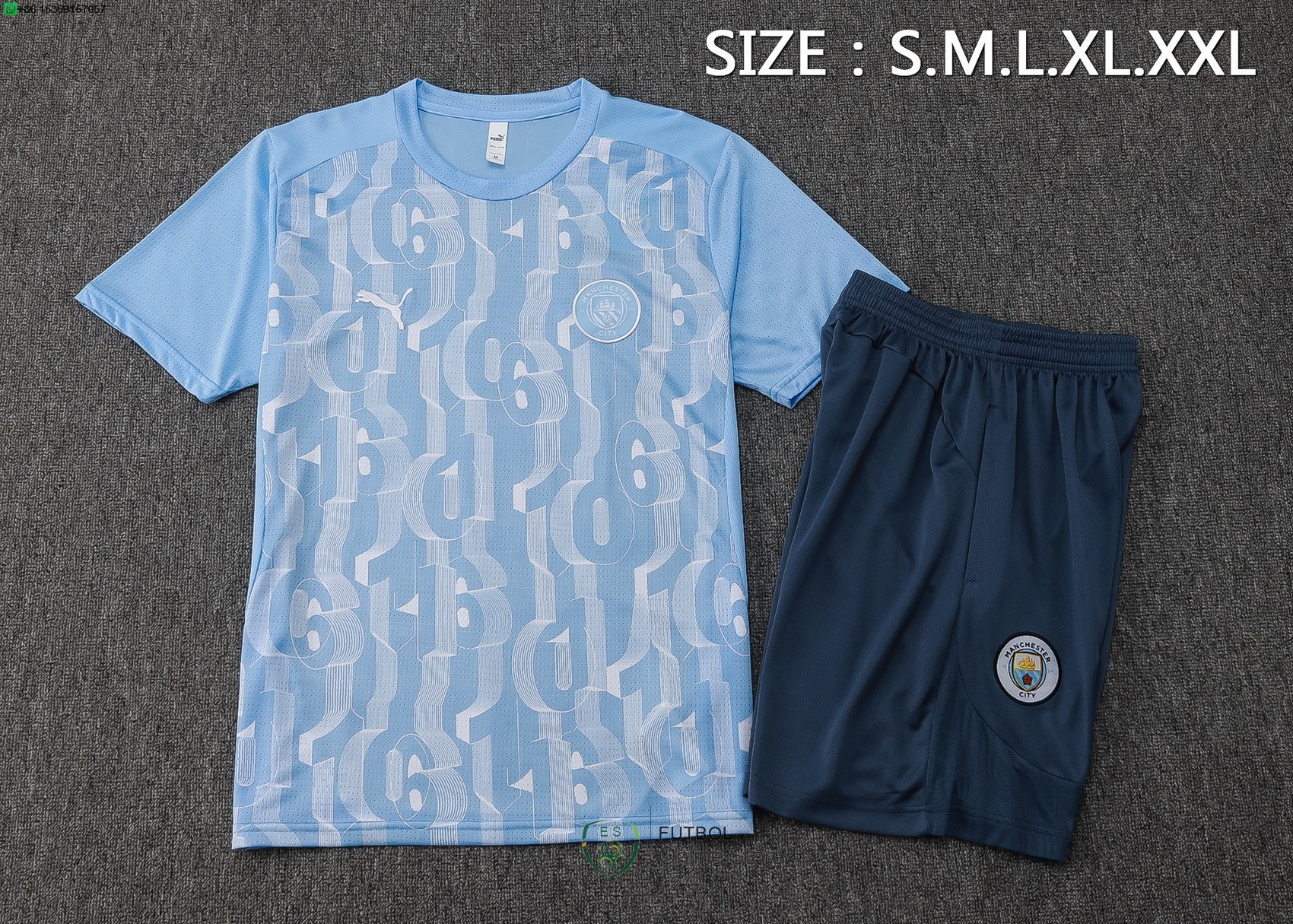 Entrenamiento Conjunto Completo Manchester City 24/2025 Azul