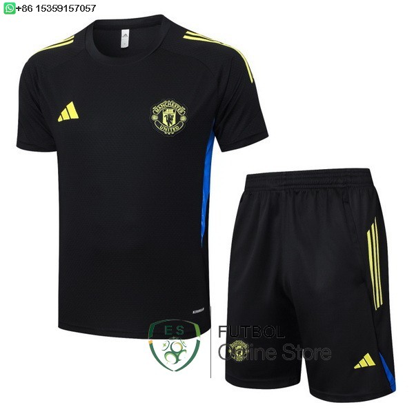Entrenamiento Conjunto Completo Manchester United 25/2026 Negro Amarillo