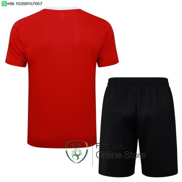Entrenamiento Conjunto Completo Manchester United 25/2026 Rojo Negro