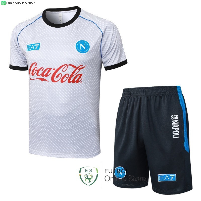 Entrenamiento Conjunto Completo Napoli 25/2026 Blanco Azul Entrenamiento Conjunto Completo Napoli 25/2026 Blanco Azul
