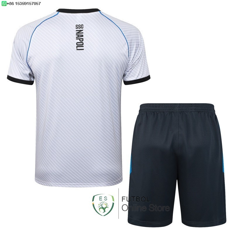 Entrenamiento Conjunto Completo Napoli 25/2026 Blanco Azul
