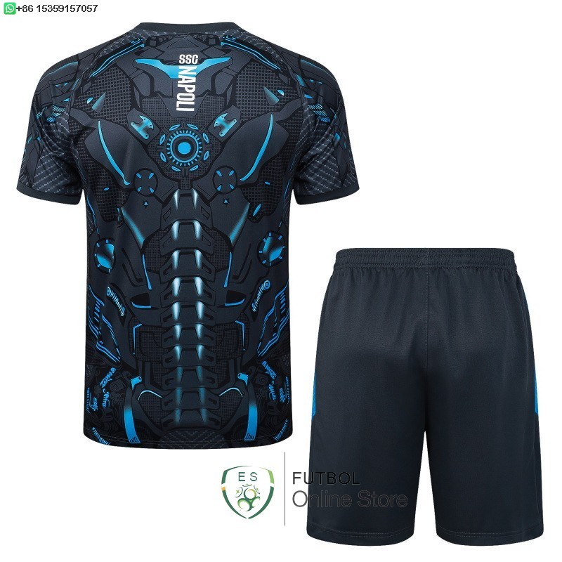 Entrenamiento Conjunto Completo Napoli 25/2026 Gris Azul