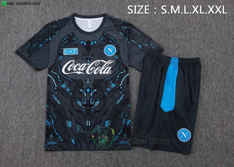Entrenamiento Conjunto Completo Napoli 25/2026 Gris Azul