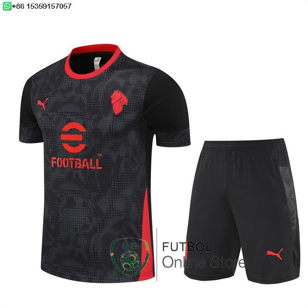 Entrenamiento Conjunto Completo Ninos AC Milan 25/2026 Negro