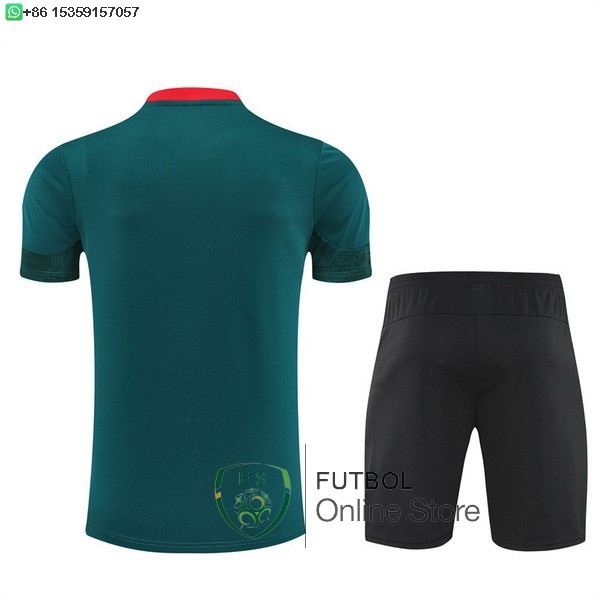 Entrenamiento Conjunto Completo Ninos AC Milan 25/2026 Verde Negro