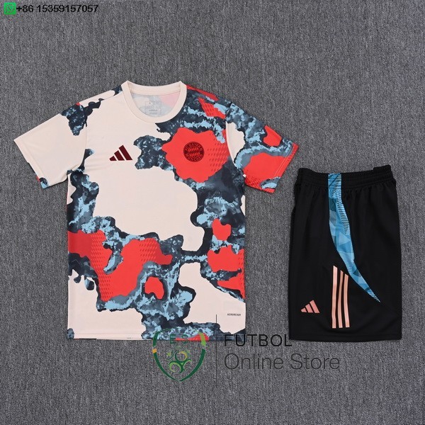 Entrenamiento Conjunto Completo Ninos Bayern Munich 25/2026 Amarillo Rojo Negro