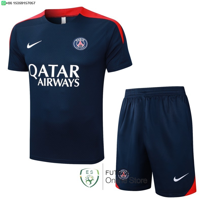 Entrenamiento Conjunto Completo Paris Saint Germain 25/2026 Azul Marino Rojo