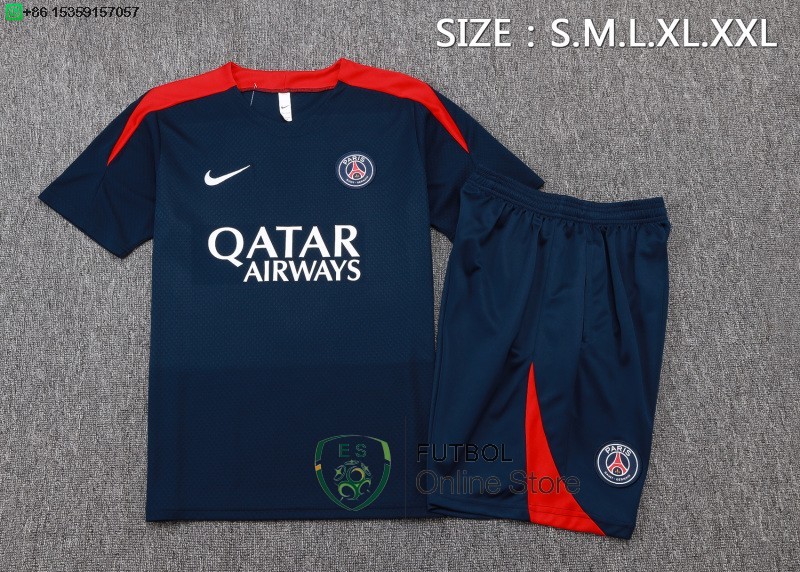 Entrenamiento Conjunto Completo Paris Saint Germain 25/2026 Azul Marino Rojo