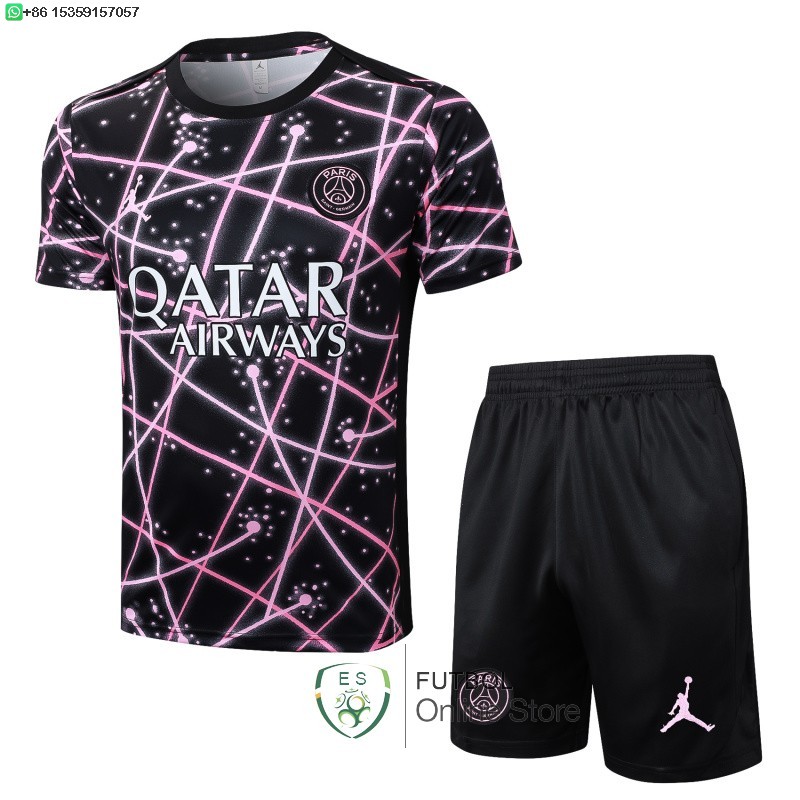 Entrenamiento Conjunto Completo Paris Saint Germain 25/2026 Negro Rosa