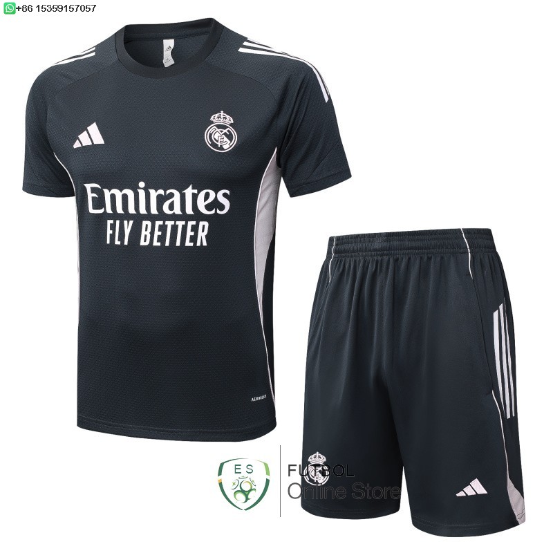 Entrenamiento Conjunto Completo Real Madrid 25/2026 Gris Marino Rosa Entrenamiento Conjunto Completo Real Madrid 25/2026 Gris Marino Rosa