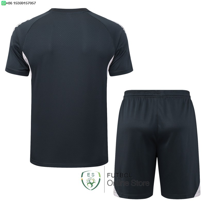 Entrenamiento Conjunto Completo Real Madrid 25/2026 Gris Marino Rosa