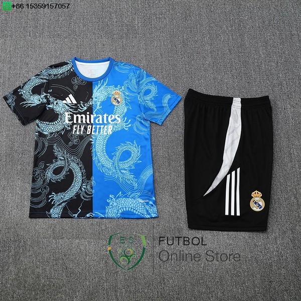 Entrenamiento Conjunto Completo Real Madrid 25/2026 Negro Azul