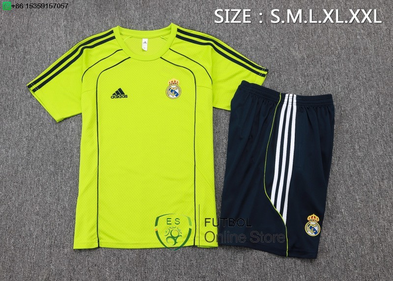 Entrenamiento Conjunto Completo Real Madrid 25/2026 Verde Negro