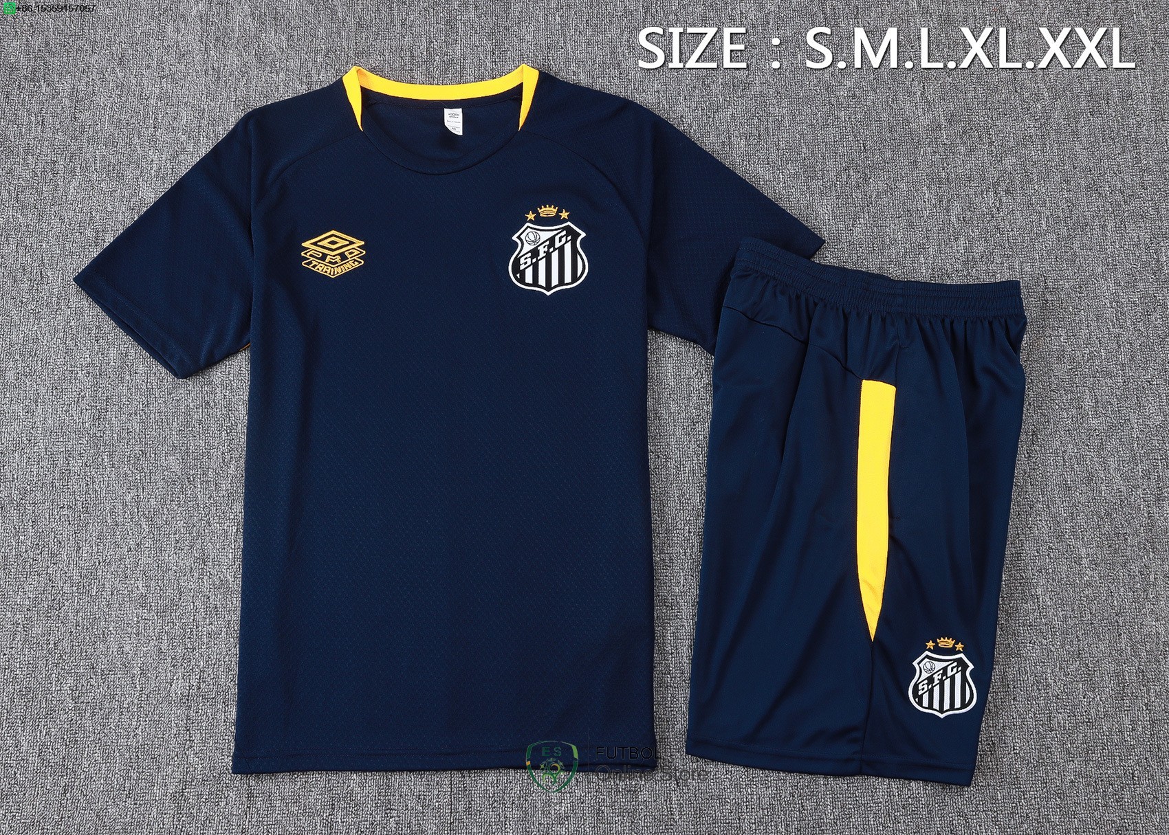 Entrenamiento Conjunto Completo Santos 25/2026 Azul