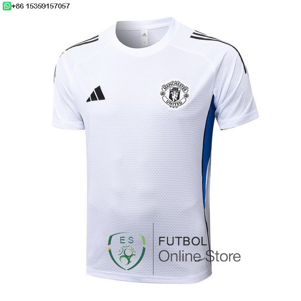 Entrenamiento Manchester United 25/2026 Blanco Azul